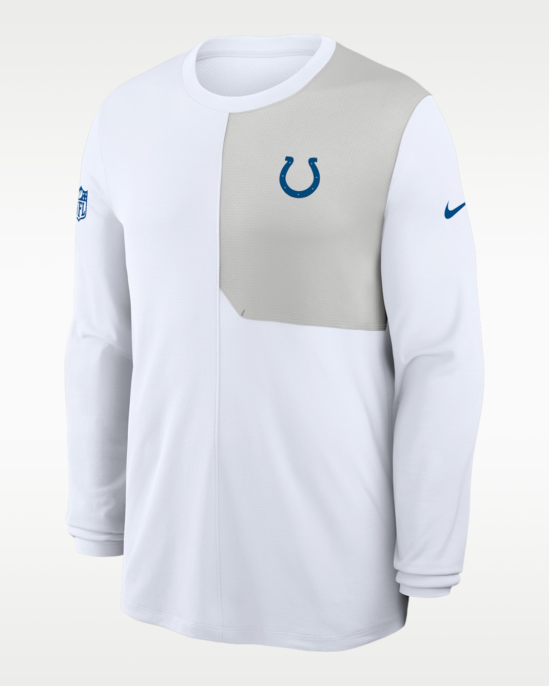 Indianapolis Colts Sideline Coach Men's Nike Dri-FIT NFL Long-Sleeve Top - White