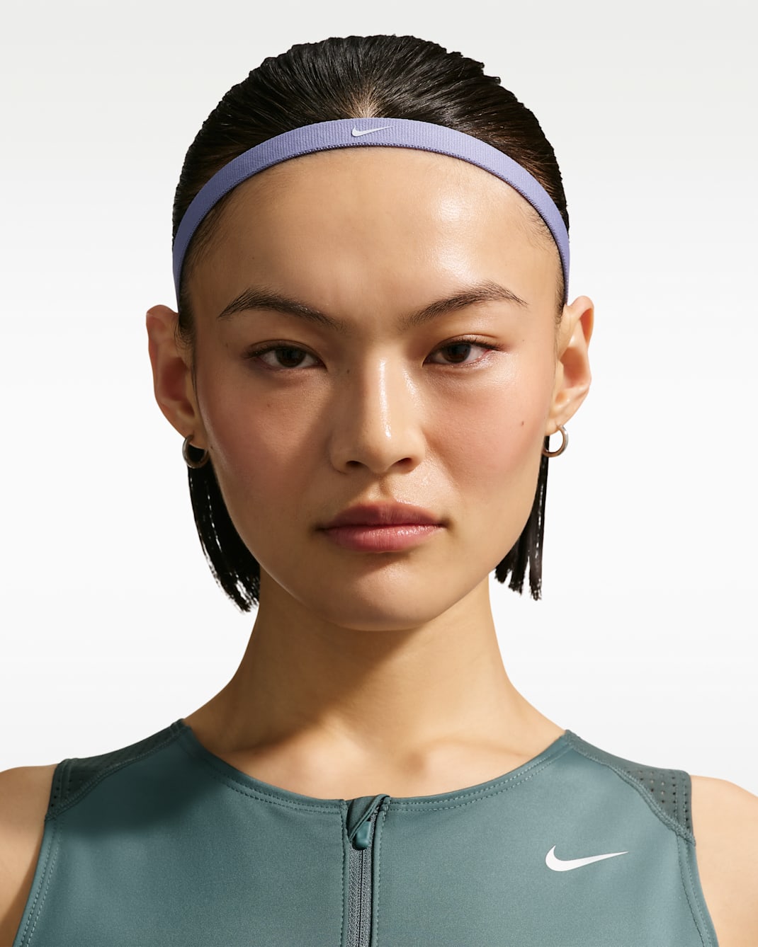 Nike Flex Classic Stirnbänder (6er-Pack) - Iron Purple/Thunder Grey/Metallic Silver