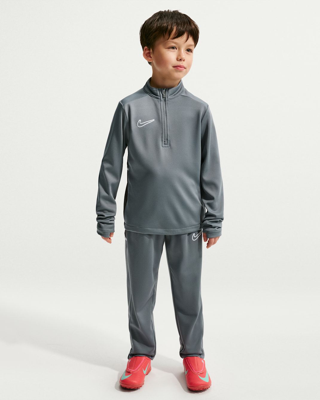 Nike Little Kids' Dri-FIT Academy Tracksuit - Cool Grey/White