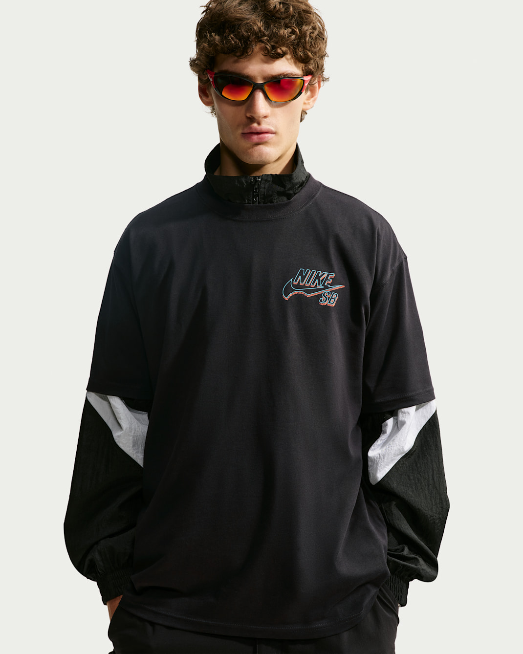T-shirt de skateboard Nike SB - Noir