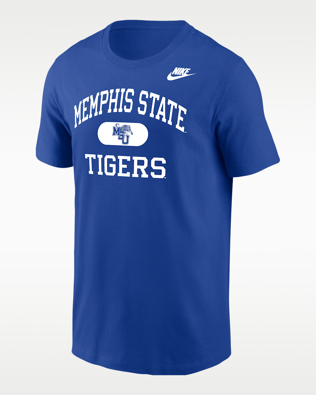 Memphis Tigers Men's Nike College T-Shirt - Game Royal