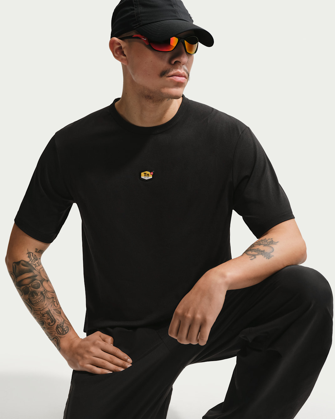 Pánské tričko Nike Sportswear Tuned Air - Černá/Bílá