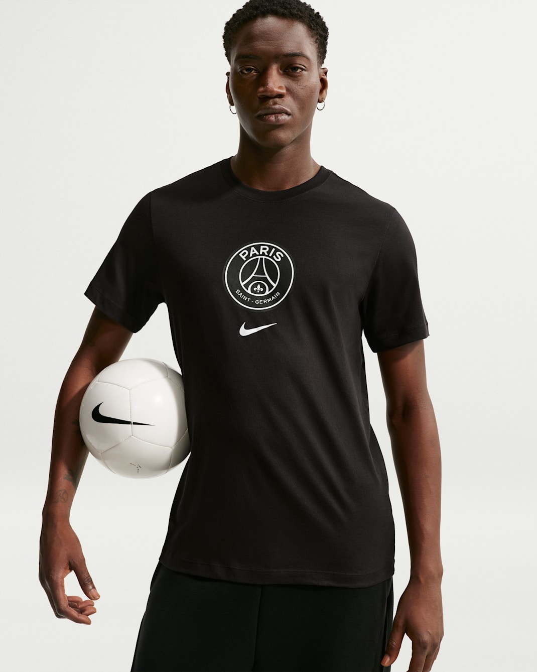 T-shirt Nike Football Paris Saint-Germain pour homme - Noir