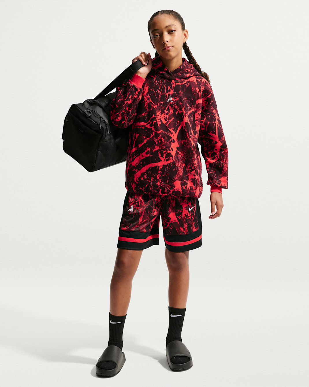 Ja Kids' Club Fleece Oversized Basketball Hoodie