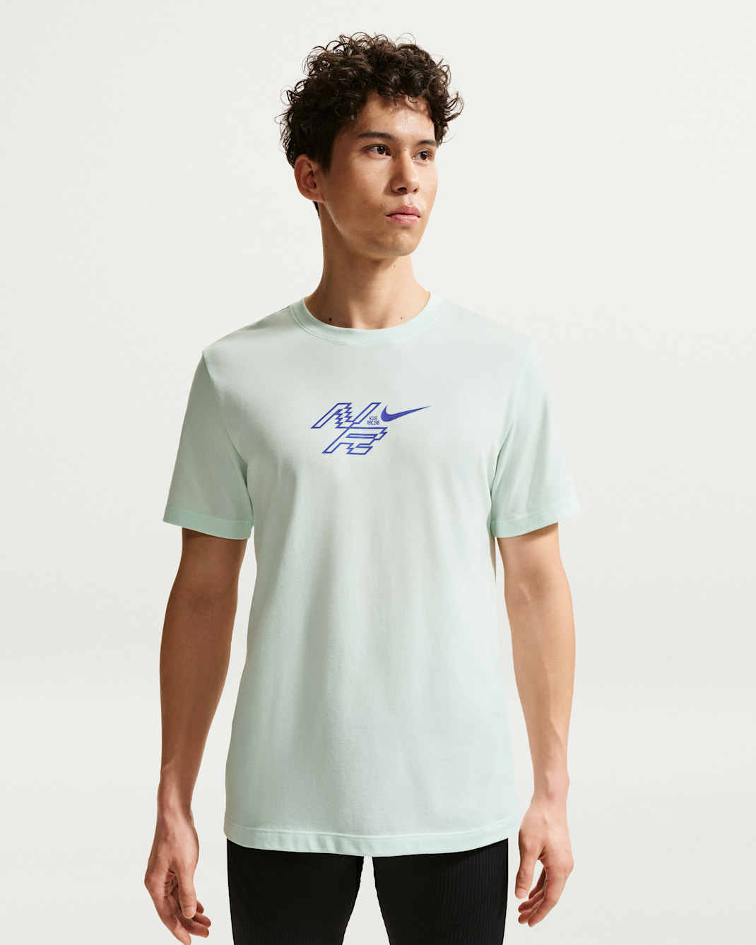 Nike AeroSwift Men's Dri-FIT Running T-Shirt - Barely Green/Lapis