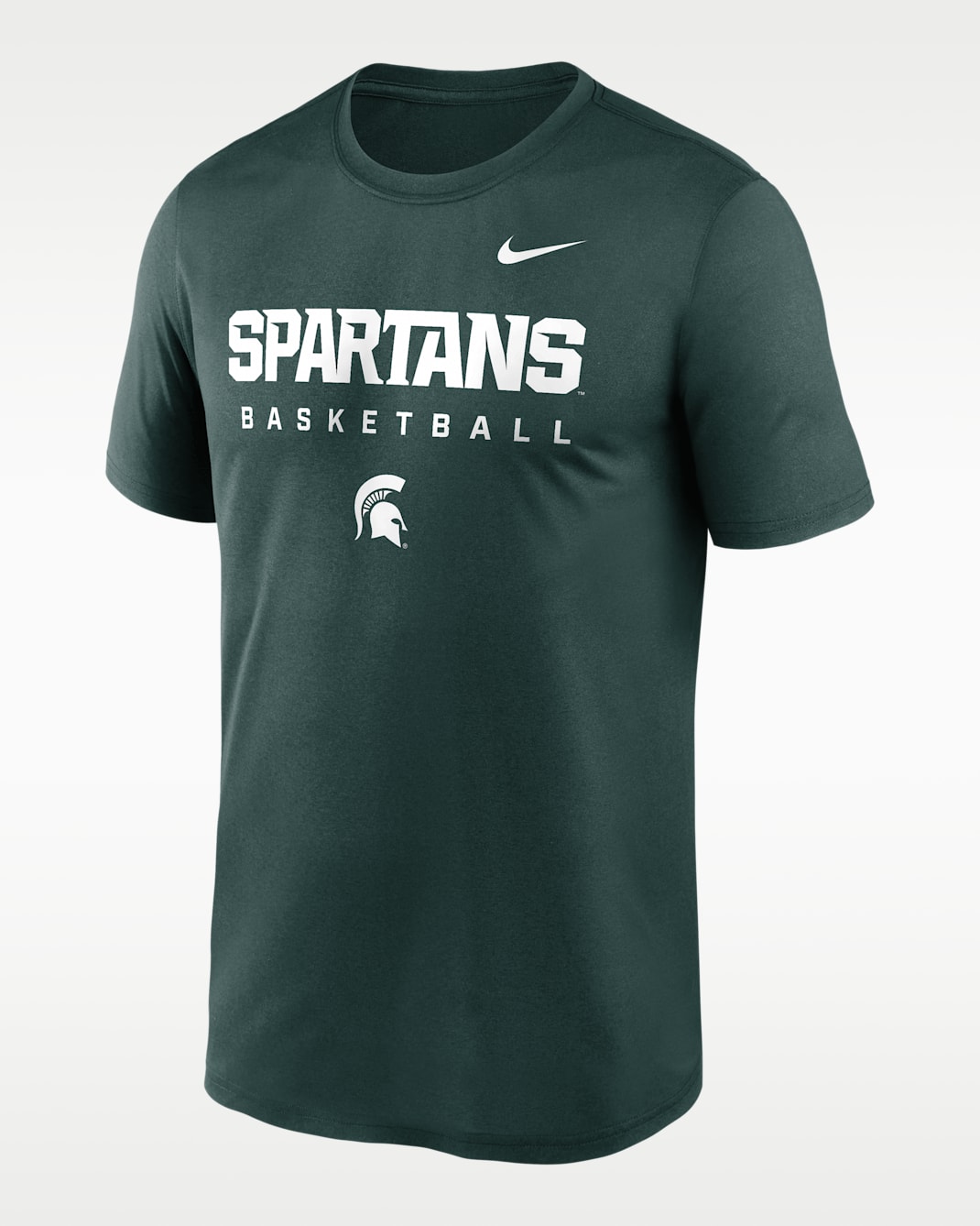 Michigan State Courtside Basketball Legend Men's Nike Dri-FIT College T-Shirt - Green