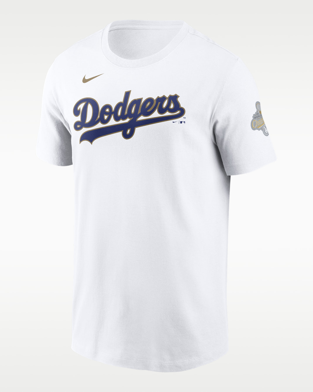 Freddie Freeman Los Angeles Dodgers 2025 World Series Champion Gold Series Men's Nike MLB T-Shirt - White