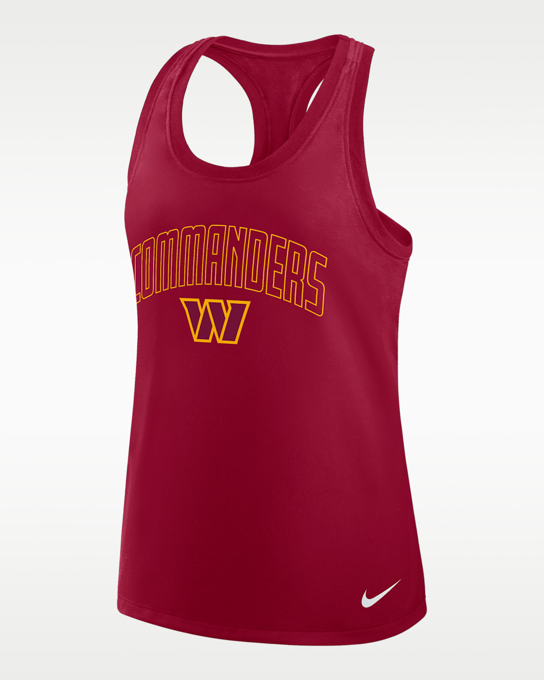 Washington Commanders Primetime Women's Nike Dri-FIT NFL Racerback Tank Top - Burgundy