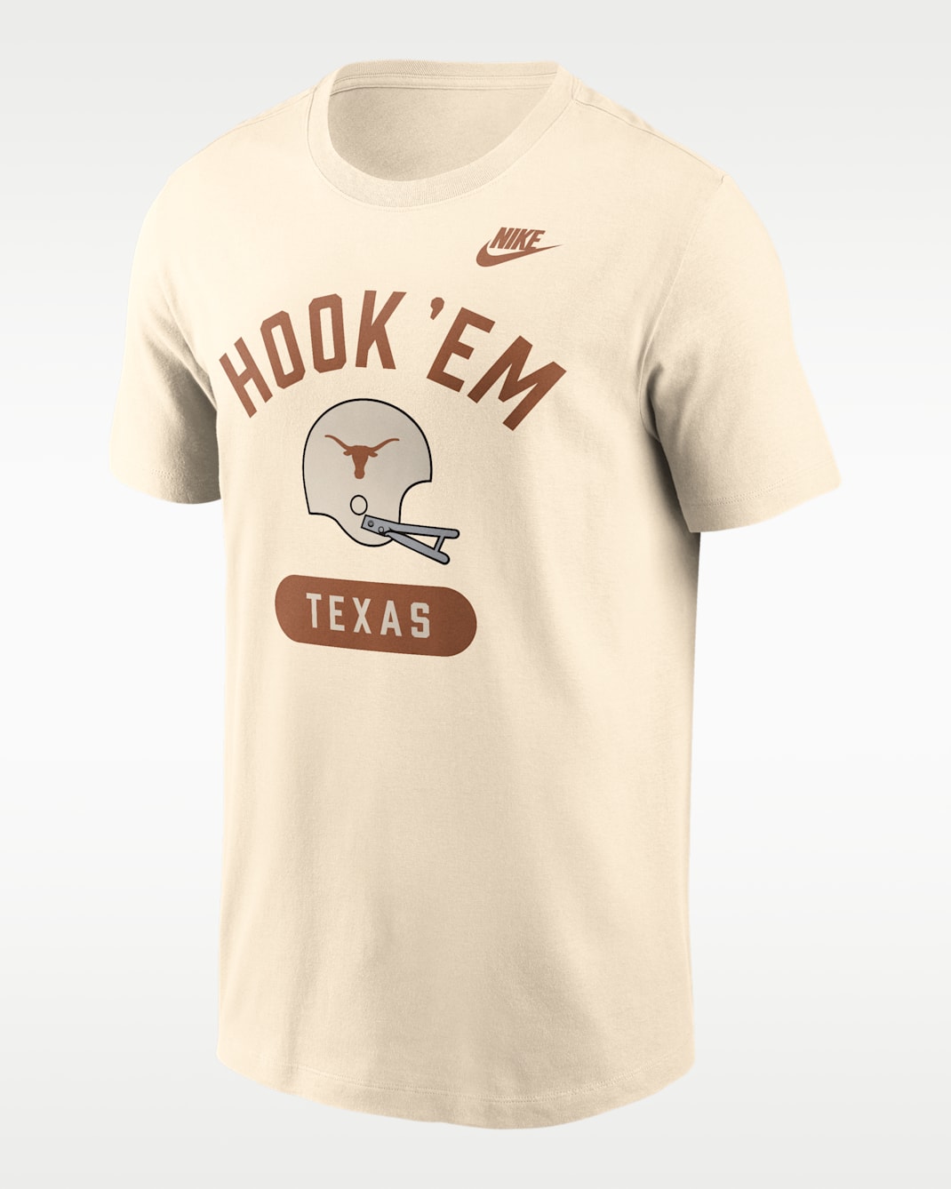 Texas Legacy Arch Helmet Men's Nike College T-Shirt - Natural