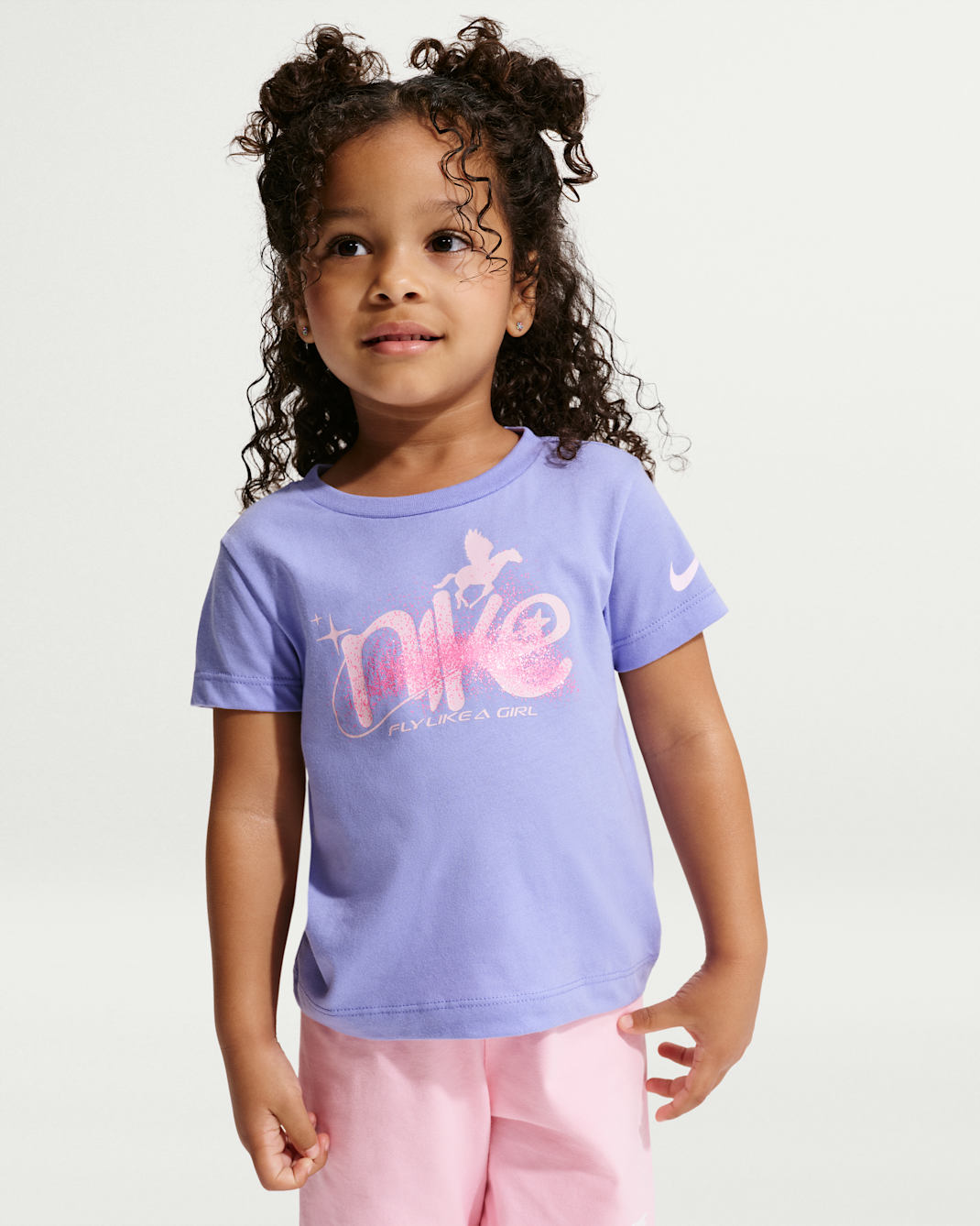 Nike Sportswear Little Kids' Graphic T-Shirt - Light Thistle