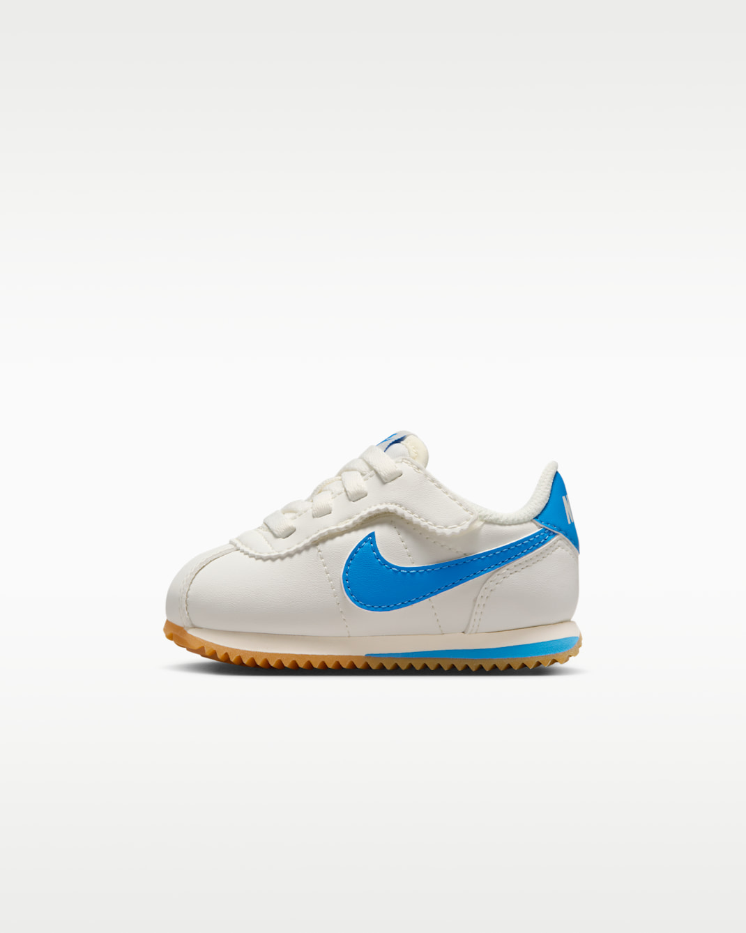 Nike Cortez EasyOn Baby/Toddler Shoes - Sail/Gum Yellow/Light Photo Blue