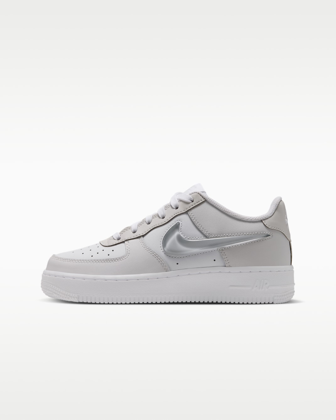 Nike Air Force 1 cipő nagyobb gyerekeknek - Fehér/Platinum Tint/Pure Platinum