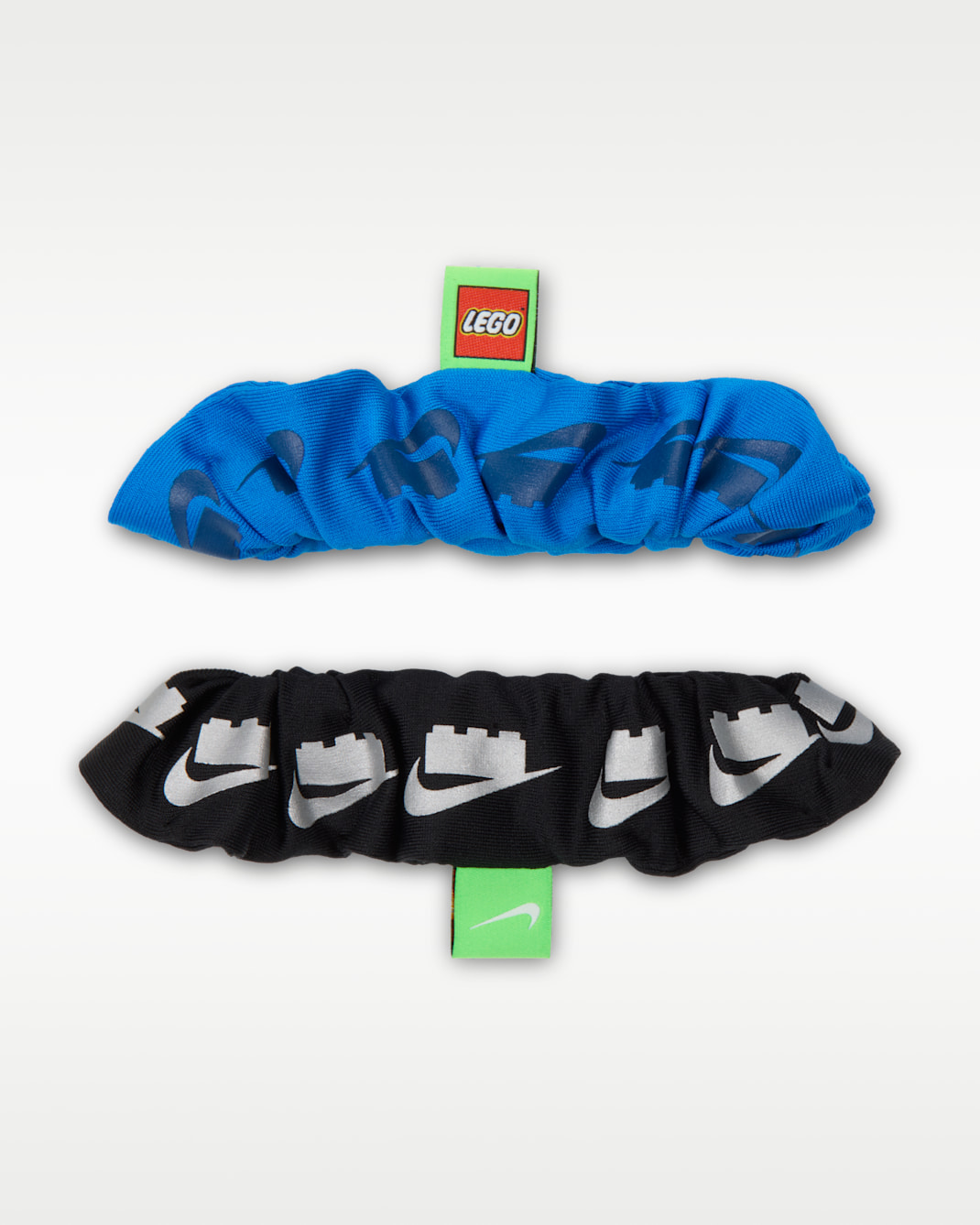 Nike x LEGO® Collection Gathered Hair Bands (2-Pack) - Cobalt Blaze/Black/White