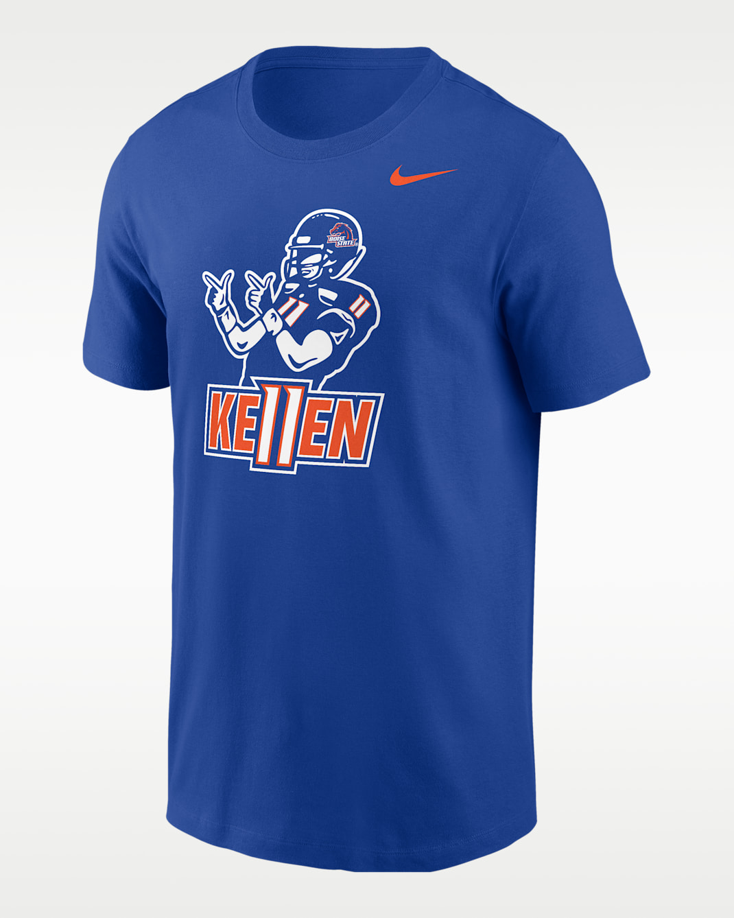 Playera universitaria Nike para hombre Nike Boise State Anniversary "Blue Turf" - Royal juego