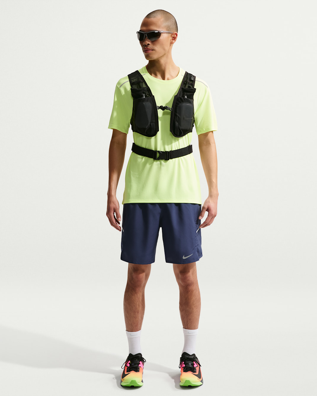 나이키 마일러 남성 드라이 핏 투인원 7인치 러닝 쇼츠 - 미드나이트 네이비/미드나이트 네이비