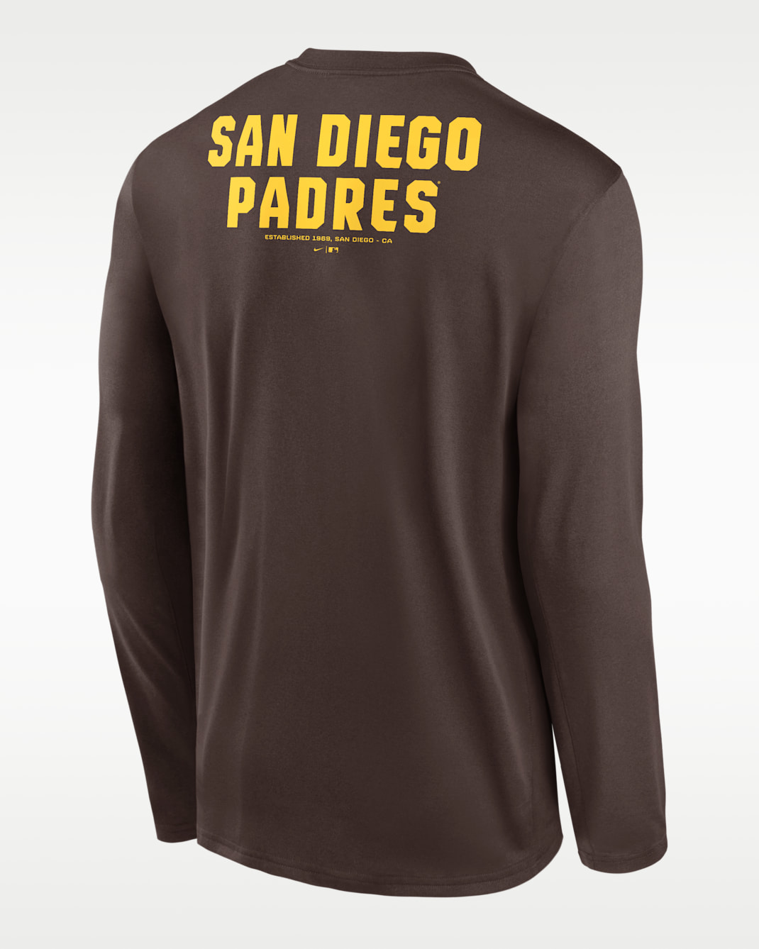 San Diego Padres 2-Hit Legend Men's Nike Dri-FIT MLB Long-Sleeve T-Shirt
