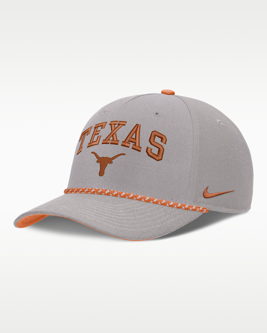 Texas Primetime Rise Rope Men's Nike College Adjustable Hat - Grey