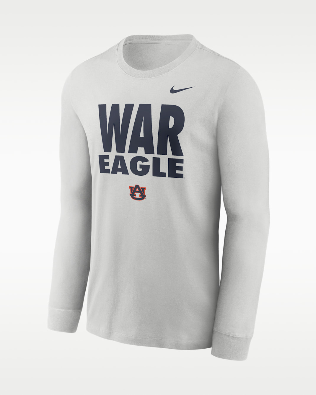 Auburn Sideline Slogan Men's Nike Dri-FIT College Long-Sleeve T-Shirt - Photon Dust