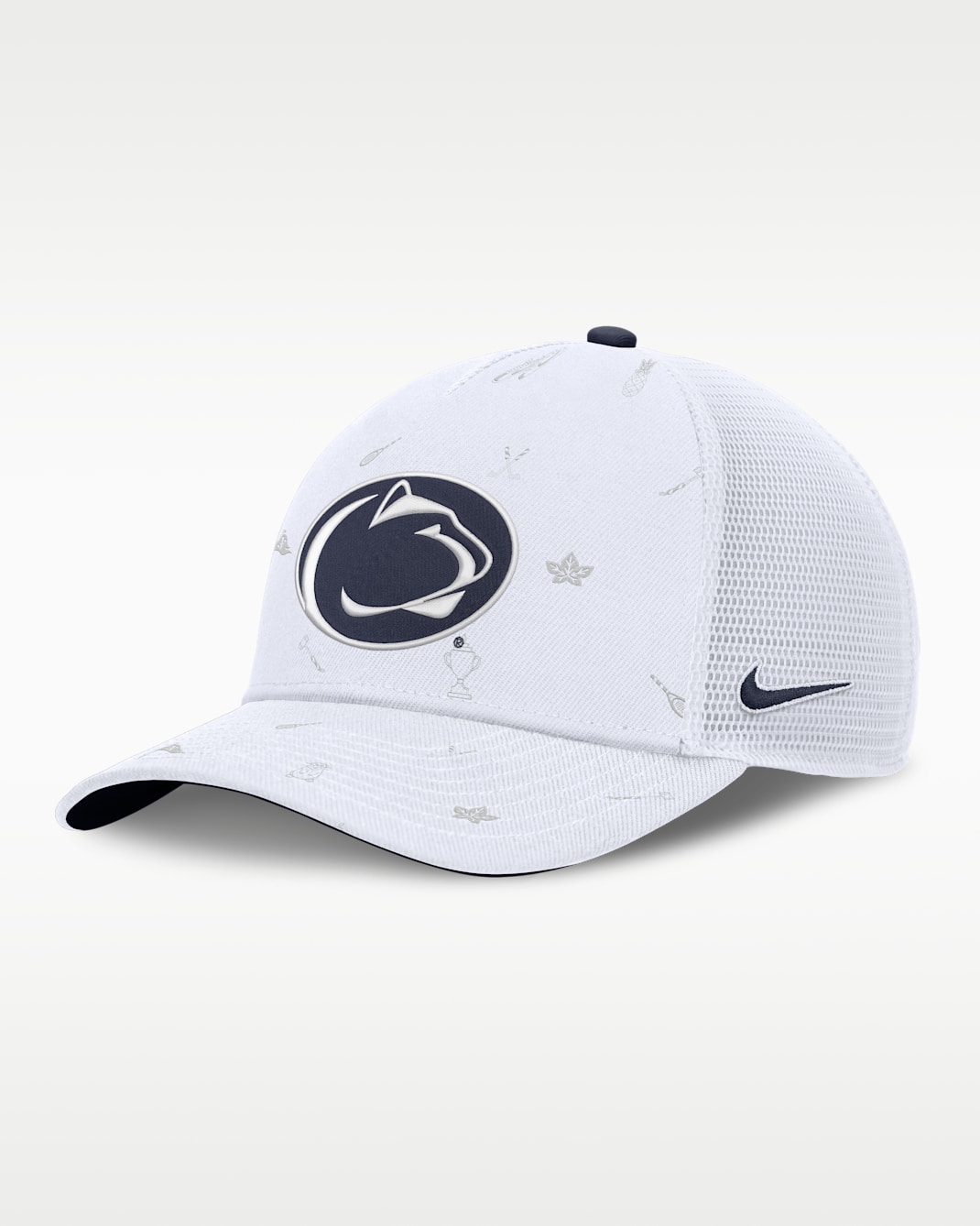 Penn State Country Club Golfin' Rise Men's Nike College Trucker Adjustable Hat - White