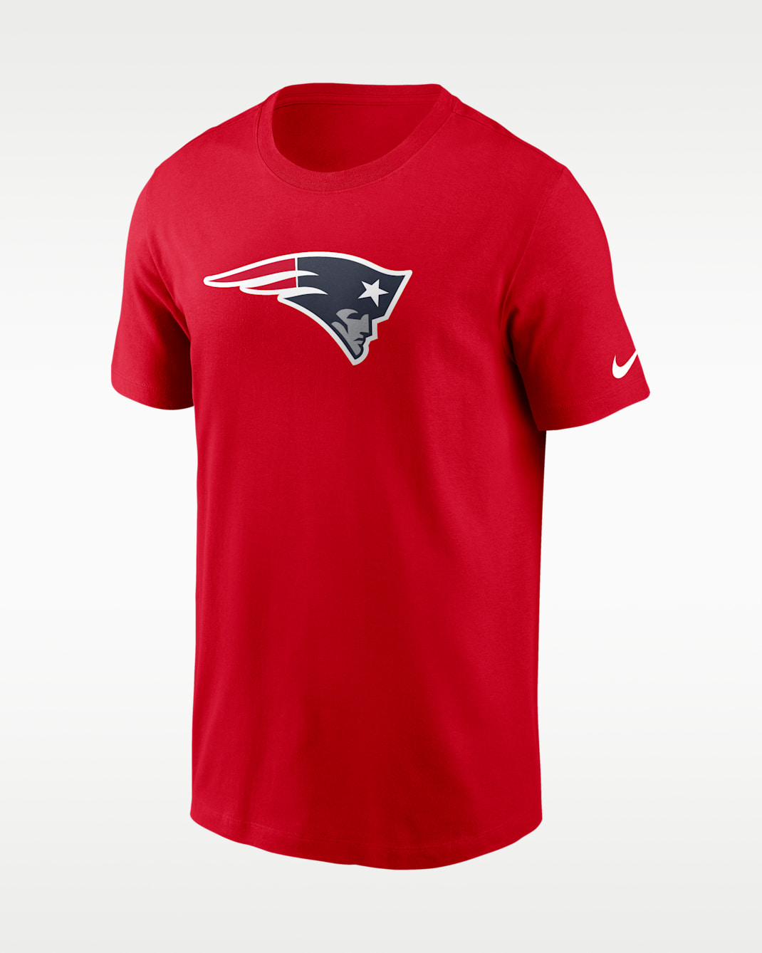 Playera Nike de la NFL para hombre New England Patriots Logo Essential - Rojo universitario