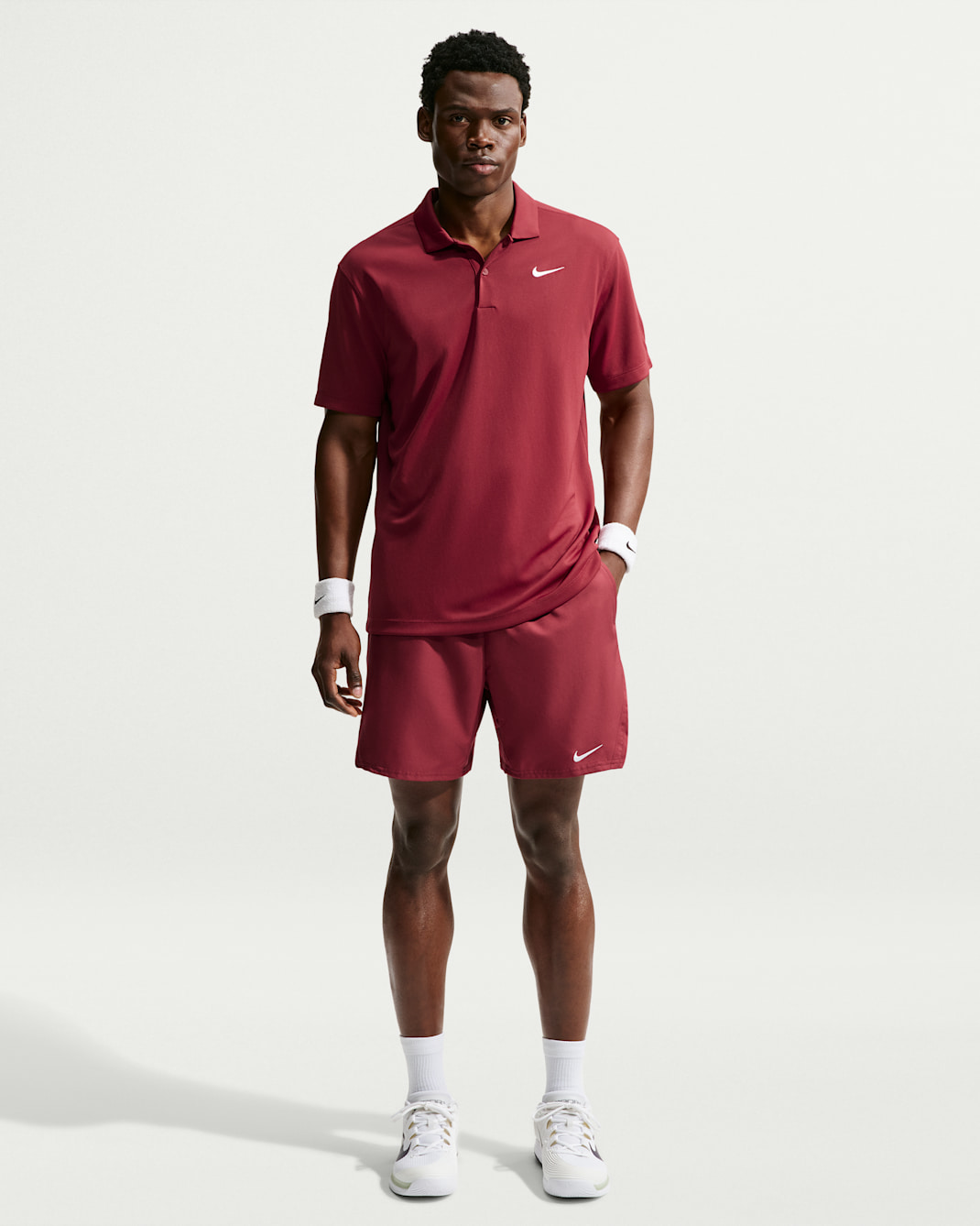 NikeCourt Victory Men's Dri-FIT 7" Tennis Shorts - Team Red/White