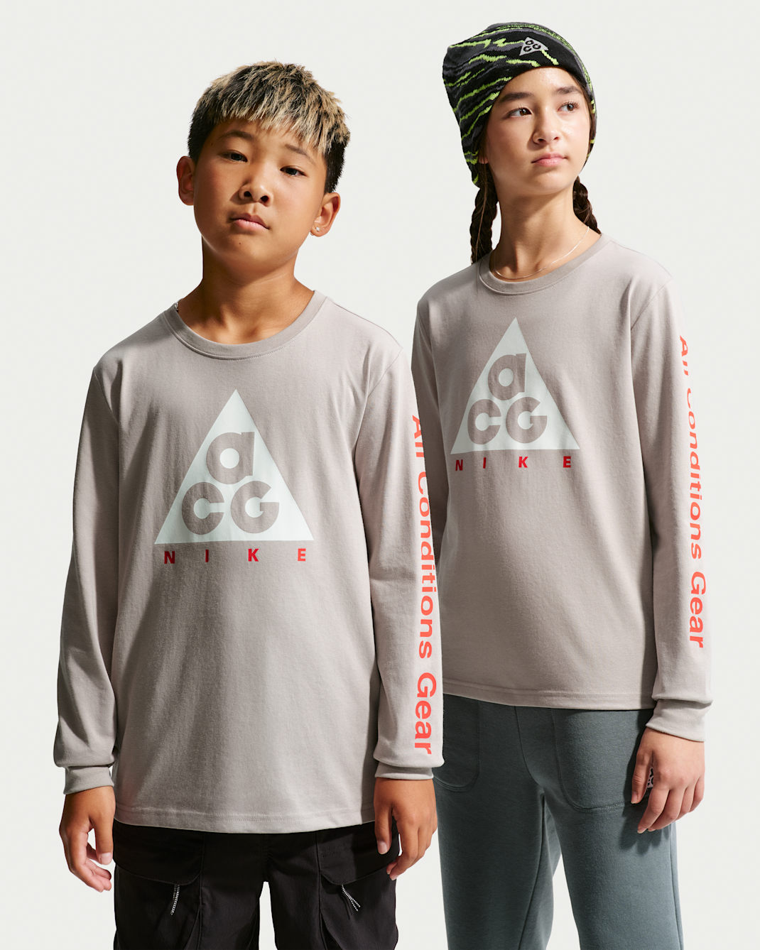 ナイキ ACG ジュニア Dri-FIT ロングスリーブ Tシャツ - カレッジグレー