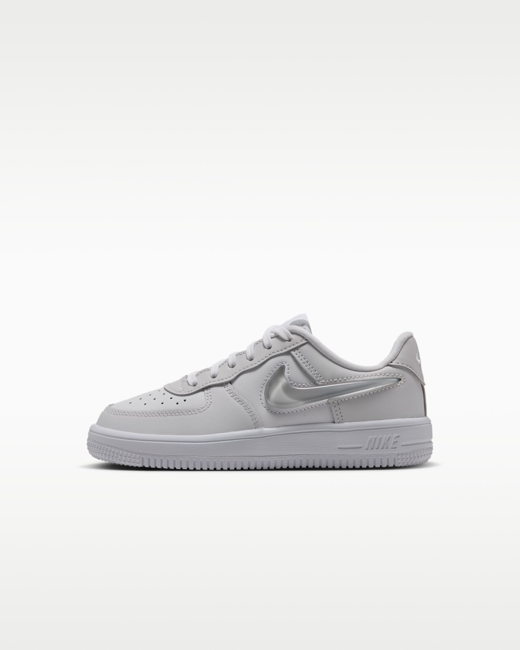 Nike Force 1 Low cipő kisgyerekeknek - Fehér/Platinum Tint/Pure Platinum