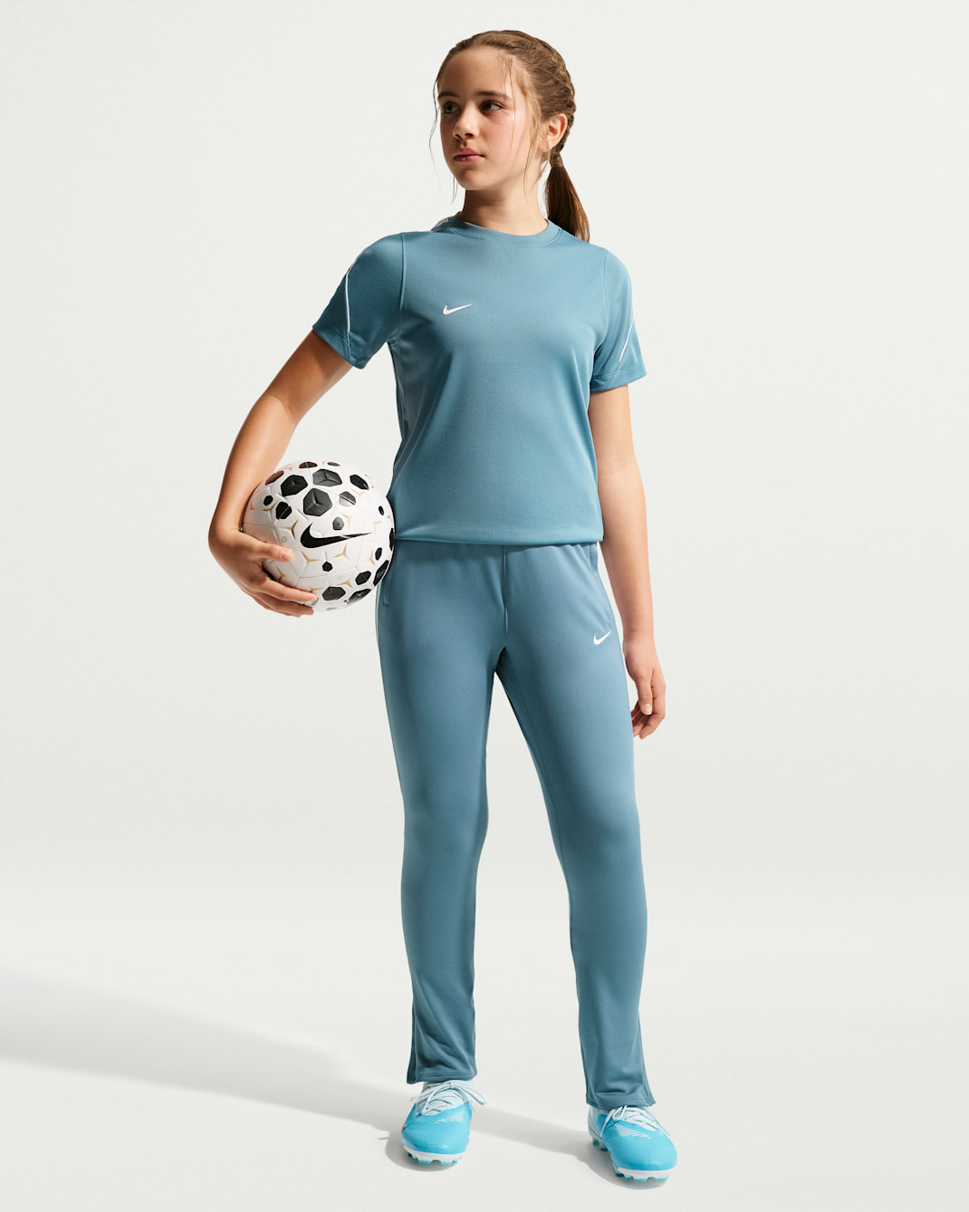 Nike Strike Big Kids' Dri-FIT Soccer Pants - Smokey Blue/Light Armory Blue/White/White