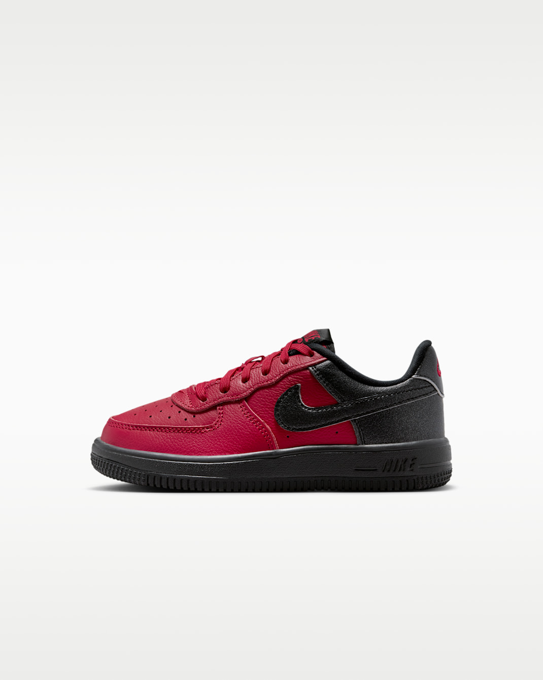 Nike Force 1 Low LV8 5 Little Kids' Shoes - Gym Red/Summit White/Black