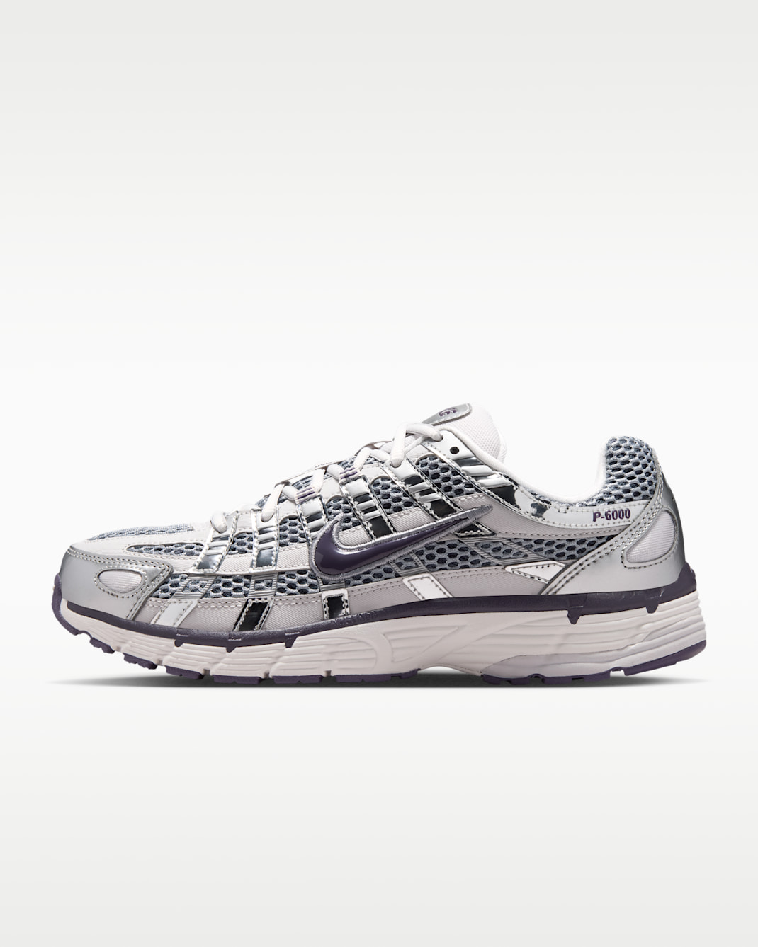 Nike P-6000 Women's Shoes - Vast Grey/Metallic Silver/Stealth/Dark Raisin