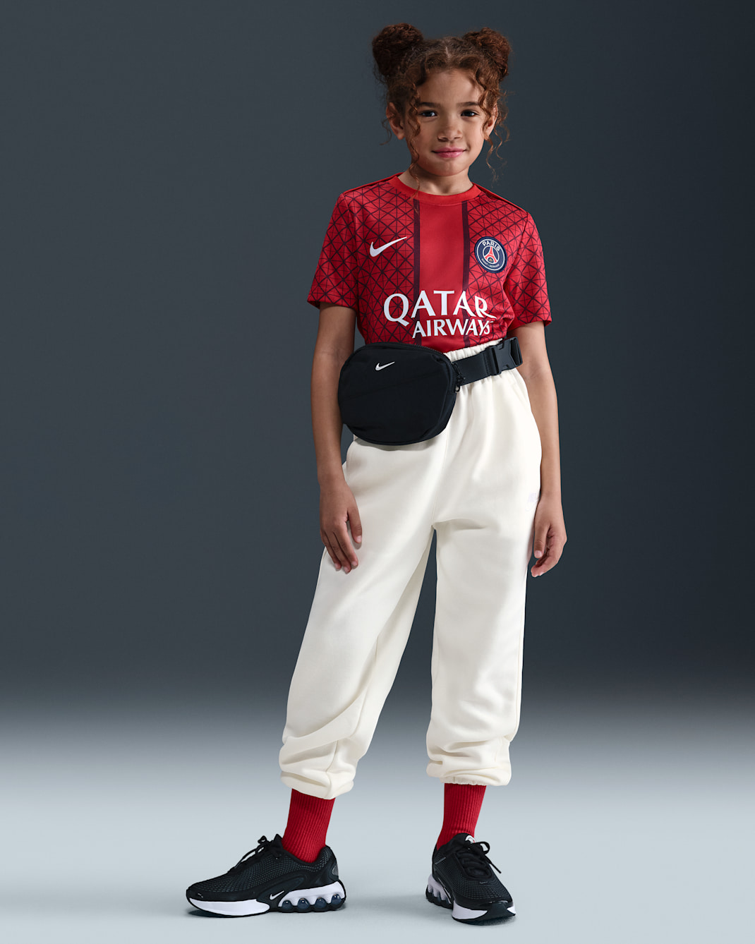 Pants holgados para niños talla grande Nike Sportswear Club Fleece - Perla suave/Perla suave/Blanco