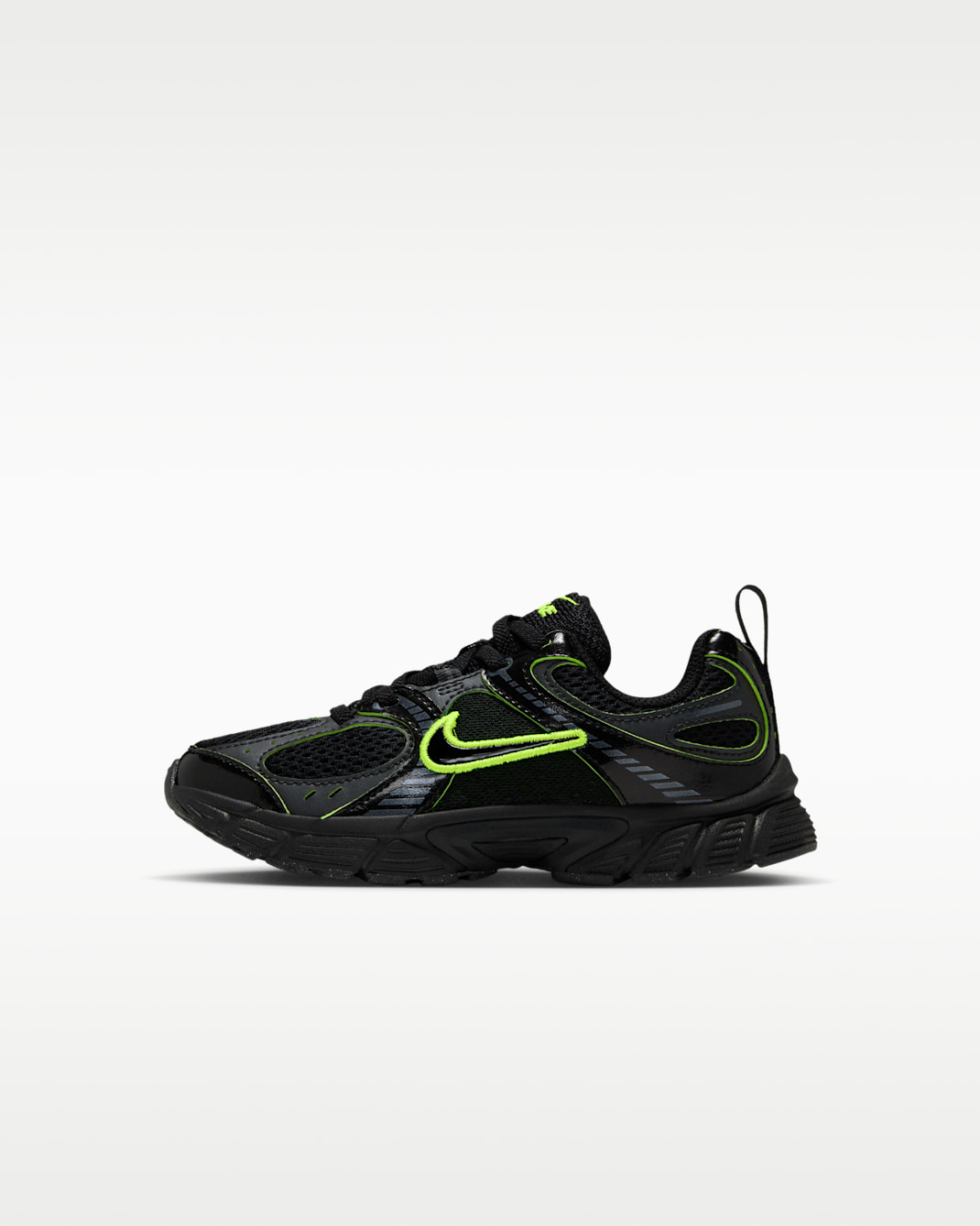 Nike V5 RNR Little Kids' Shoes - Black/Dark Smoke Grey/Volt/Black