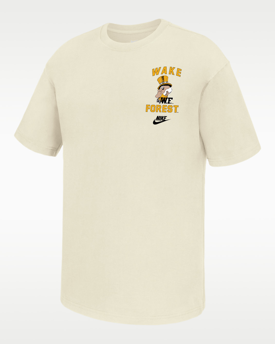 Wake Forest Demon Deacons Men's Nike Football T-Shirt - Sail