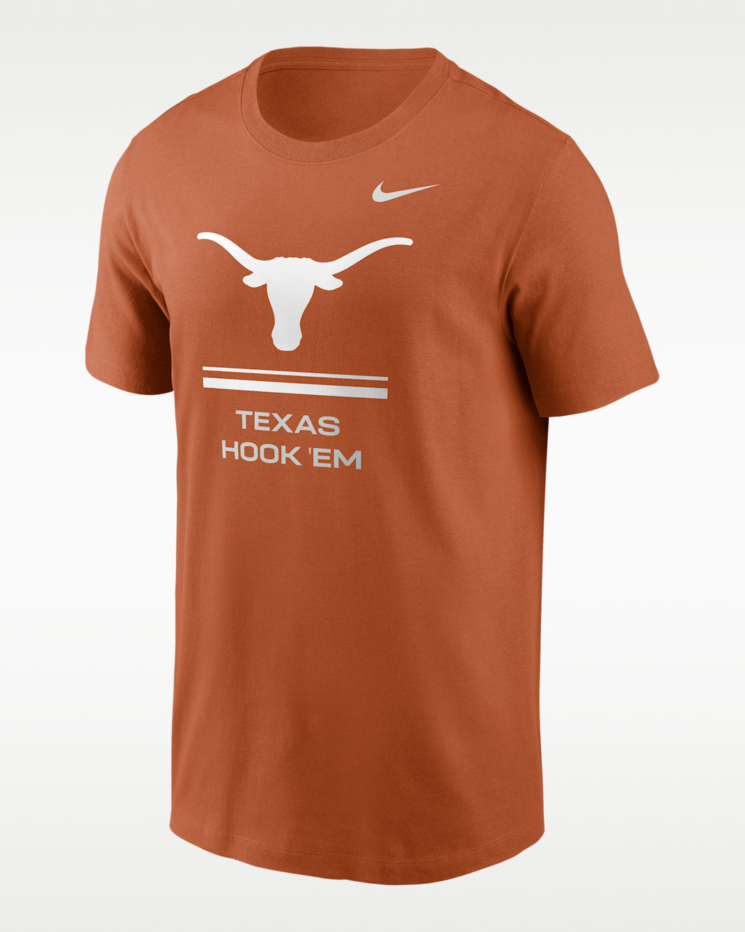 Playera universitaria Nike Dri-FIT para hombre Texas Sideline - Naranja desierto