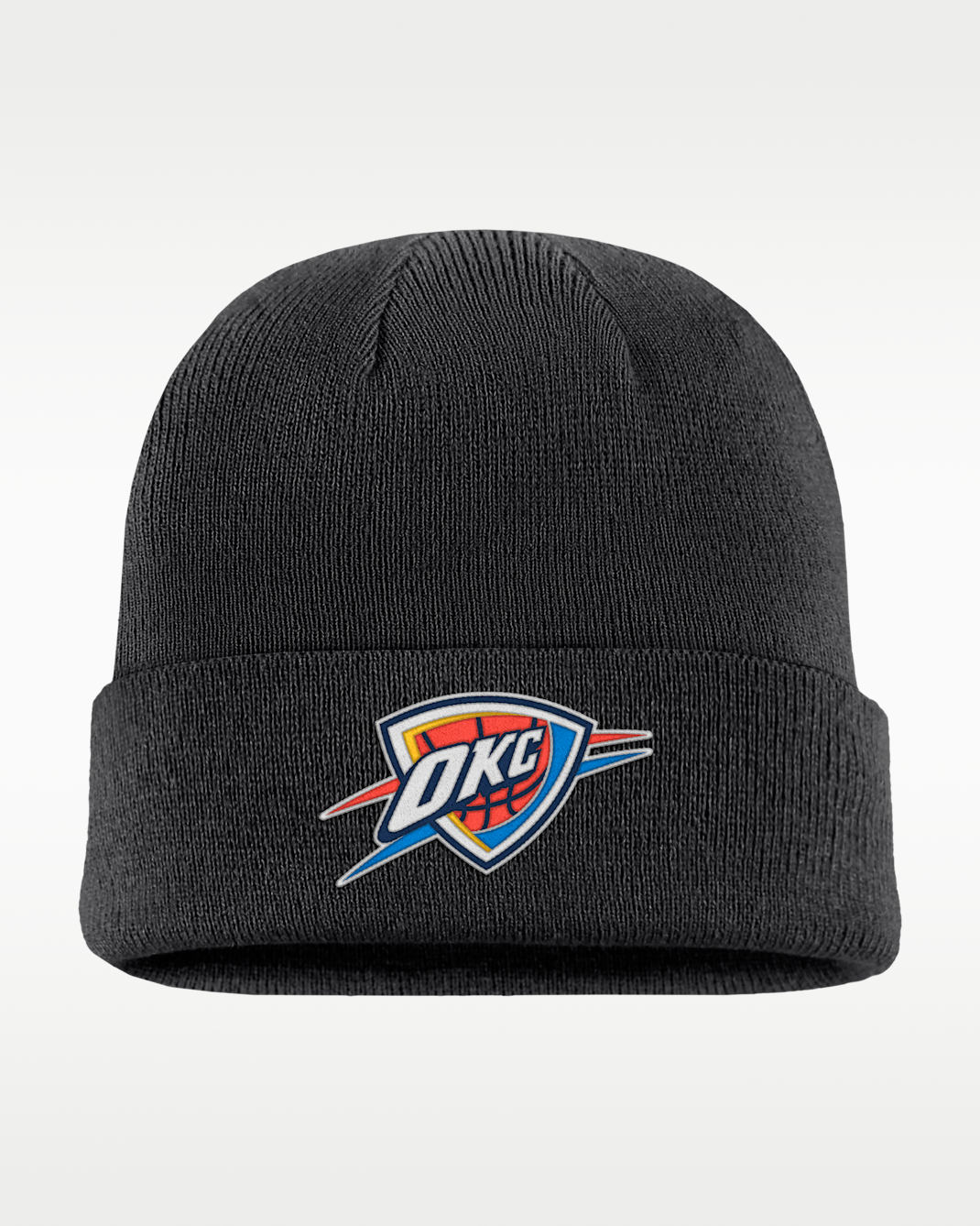 Oklahoma City Thunder Peak Nike Hardwood Classics Beanie - Black