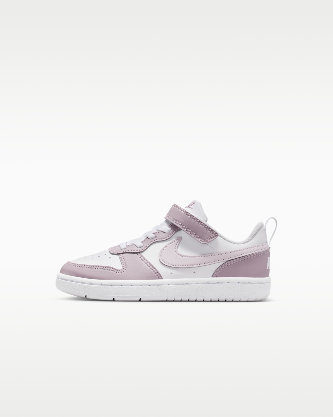 Tenis para niños de preescolar Nike Court Borough Low Recraft - Blanco/Niebla ciruela/Blanco/Venecia