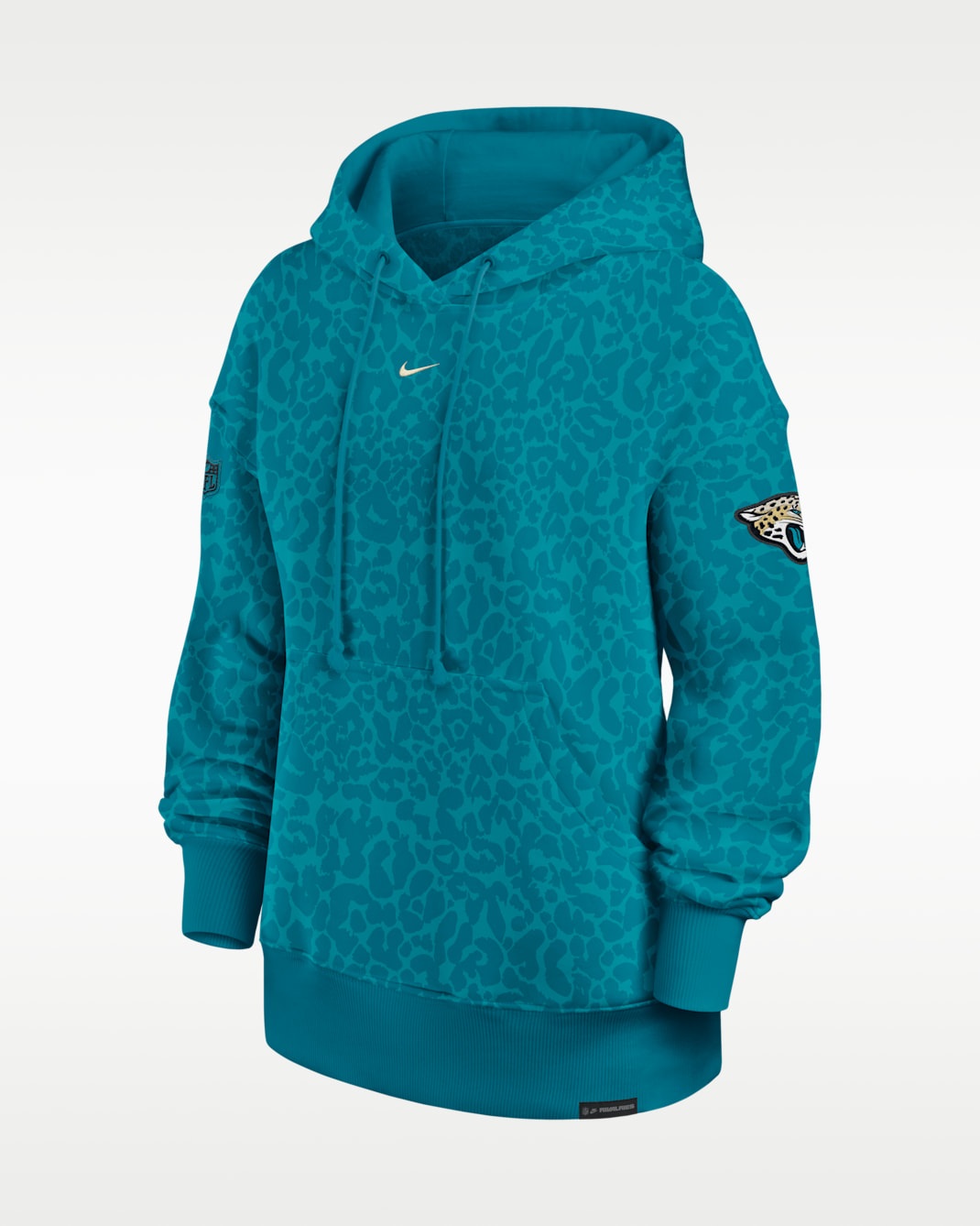 Jacksonville Jaguars Rivalries Collection Phoenix Women's Nike NFL Oversized Pullover Hoodie - Blustery