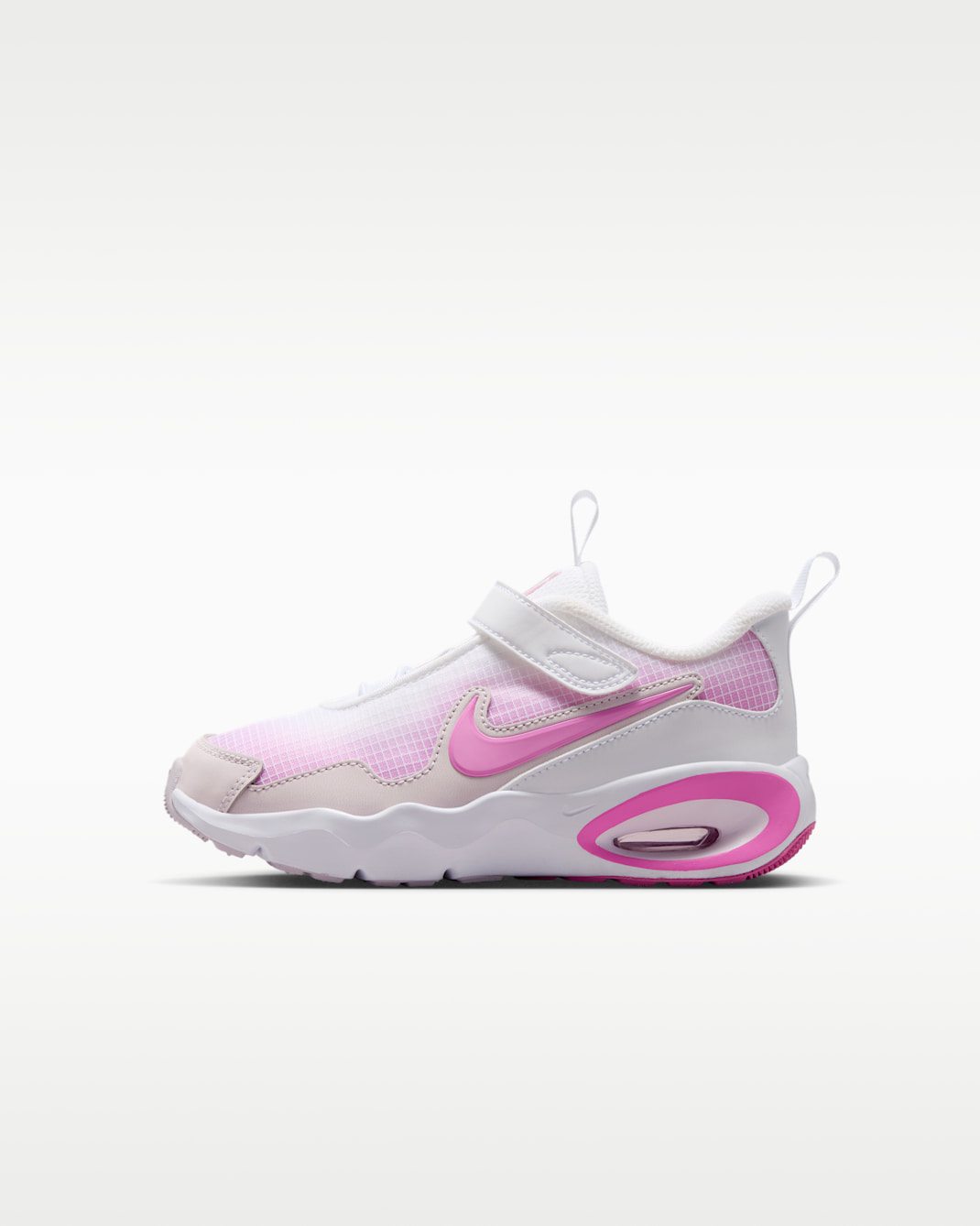 Nike Air Max Nova Little Kids' Shoes - White/Bleached Lilac/Pink Rise/Playful Pink
