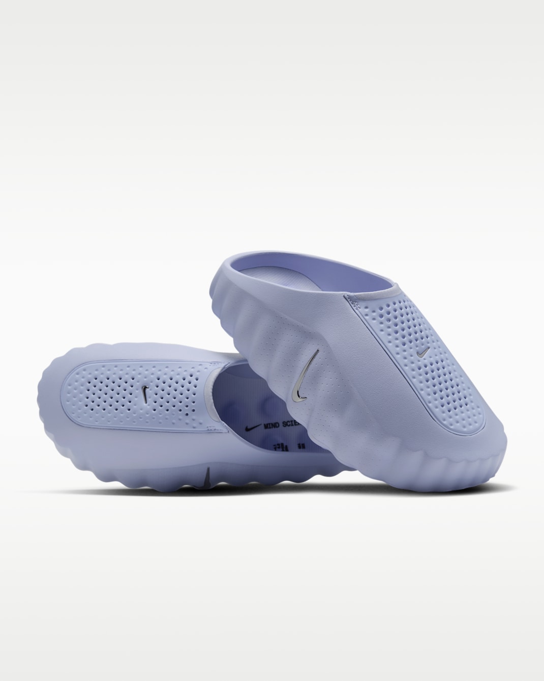 Nike Mind 001 ウィメンズ プレゲーム ミュール - ペーレストパープル/パープルパルス/ブラック/メタリックシルバー