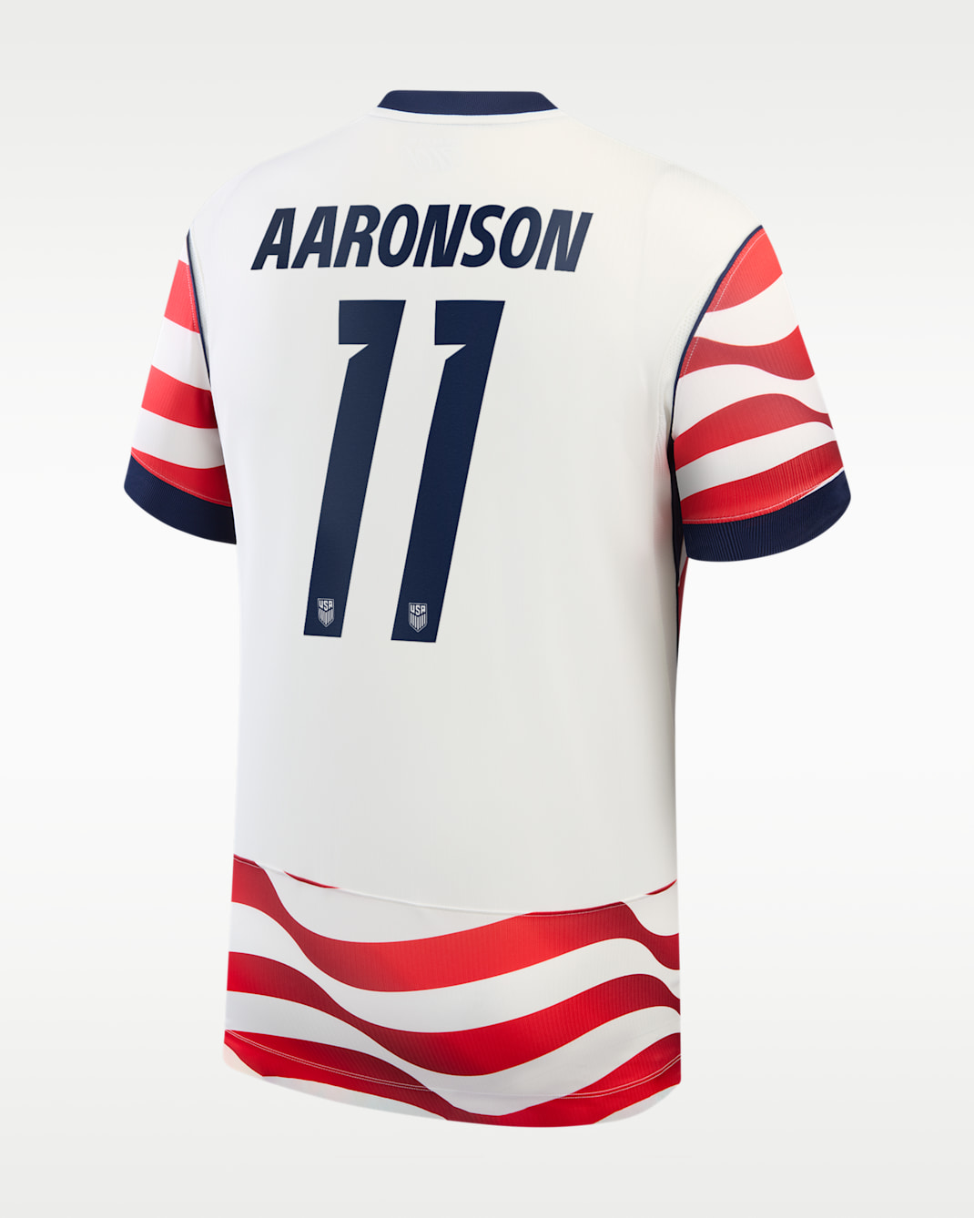 Brenden Aaronson USMNT 2026 Stadium Home Men's Nike Dri-FIT Soccer Jersey - White