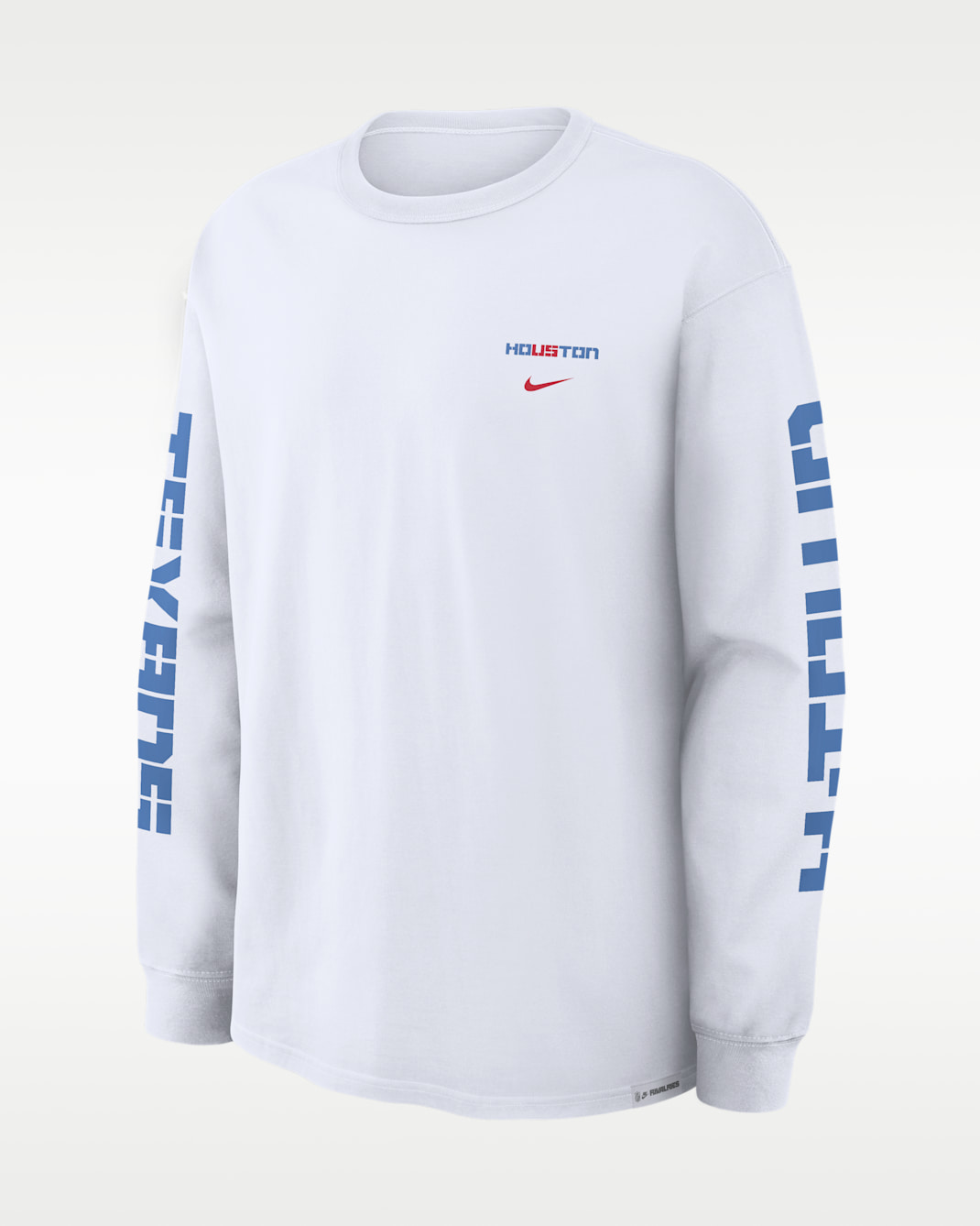 Houston Texans Rivalries Collection Max93 Men's Nike NFL Long-Sleeve T-Shirt - White