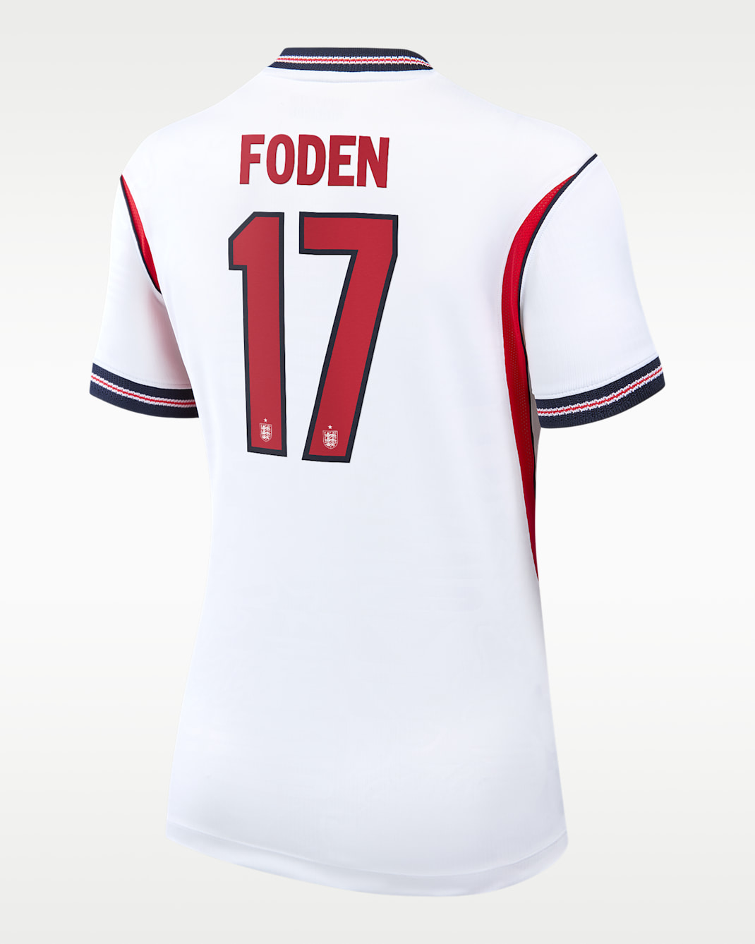 Jersey de fútbol Nike Dri-FIT para mujer Phil Foden England National Team 2026 Stadium Home - Blanco