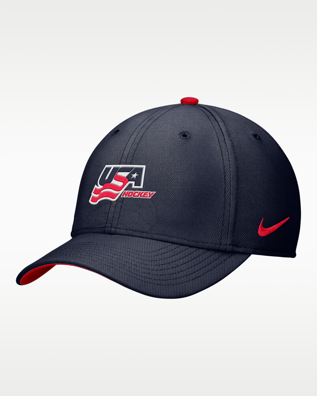 Nike USA Olympic Team 2026 Rise Big Kids' SwooshFlex Cap - College Navy
