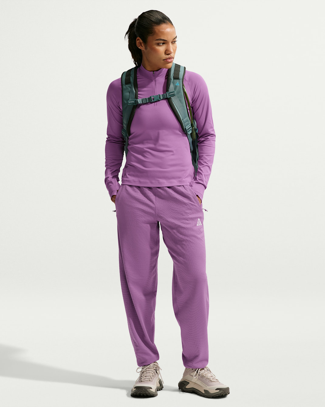 ACG "Wolf Grid" Therma-FIT Wanderhose (Damen) - Monarch Purple/Bold Berry/Summit White