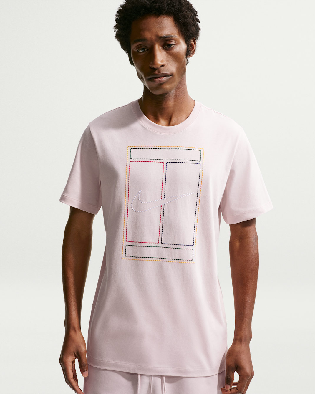 T-shirt męski NikeCourt Heritage - Silt Red