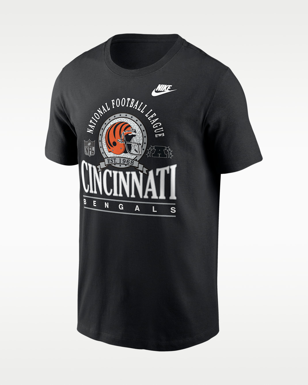 Cincinnati Bengals Rewind Essential Men's Nike NFL T-Shirt - Black