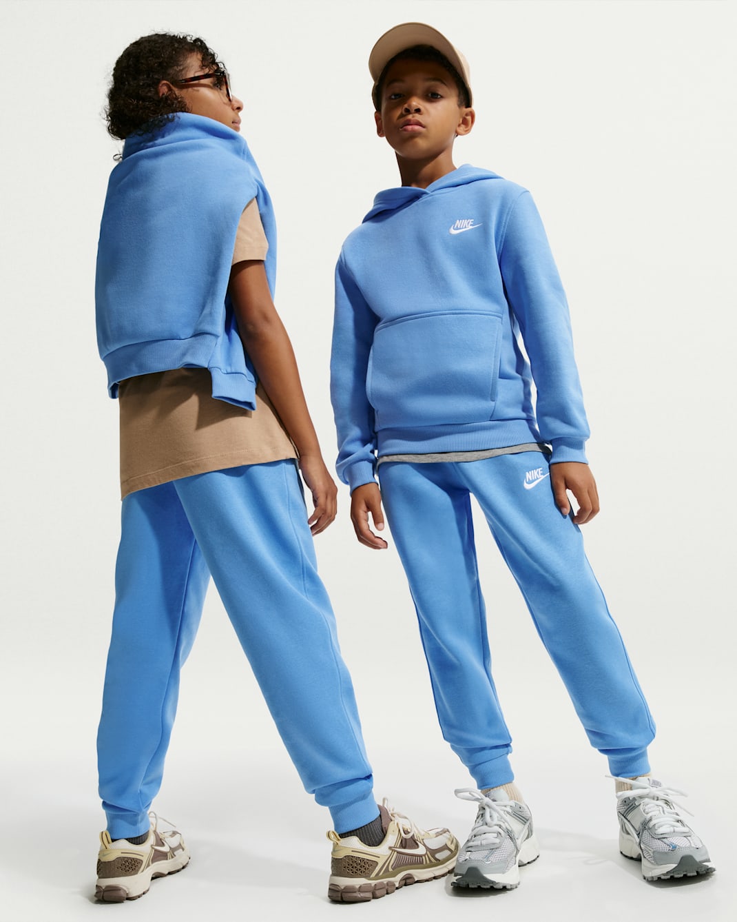 Nike Sportswear Club Fleece Big Kids' Joggers - University Blue/White