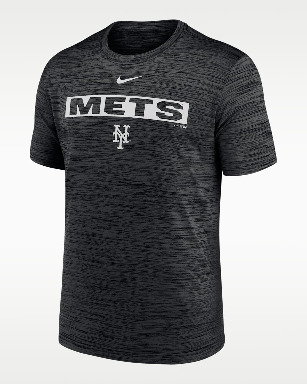 New York Mets Velocity Men's Nike Dri-FIT MLB T-Shirt - Black
