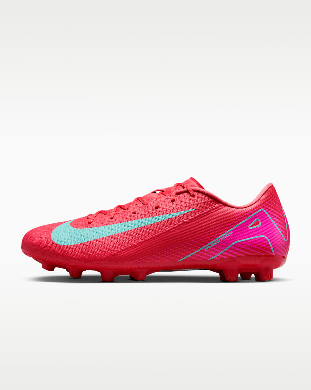 Nike Mercurial Vapor 16 Academy HG Low-Top Soccer Cleats - Ember Glow/Aurora Green