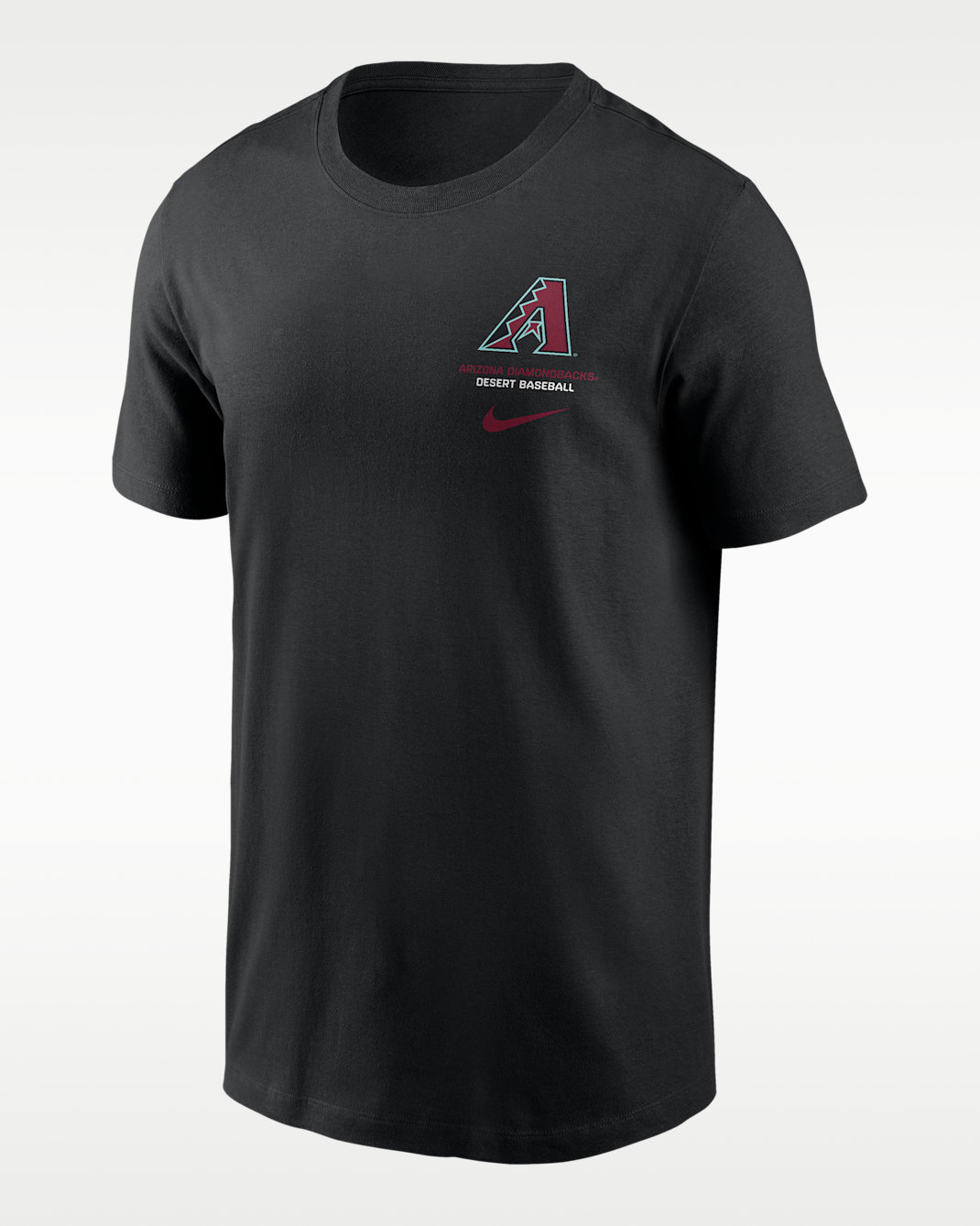 Arizona Diamondbacks 2-Hit Men's Nike MLB T-Shirt - Black